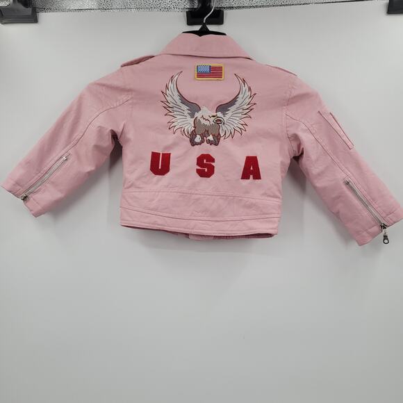 Outdoor Habitat toddler pink jacket USA eagle on back size 2T - Picture 5 of 10